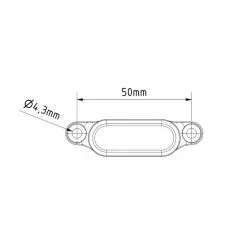 Lupine Lighting Systems Lupine, C14 G (Gepäckträgerversion) -Renthal-Laden c14 rack technische zeichnung