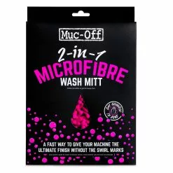 Muc-Off Muc Off Microfibre Wash Mitt -Renthal-Laden mu bru 2411 2in1 chenille microfibre wash mitt id 33389